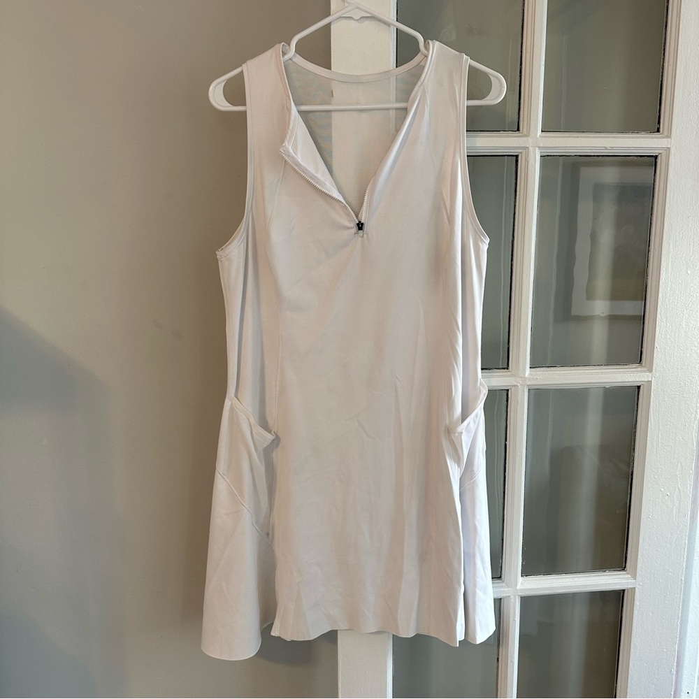 Athleta Athletic Dress in White, Size XL